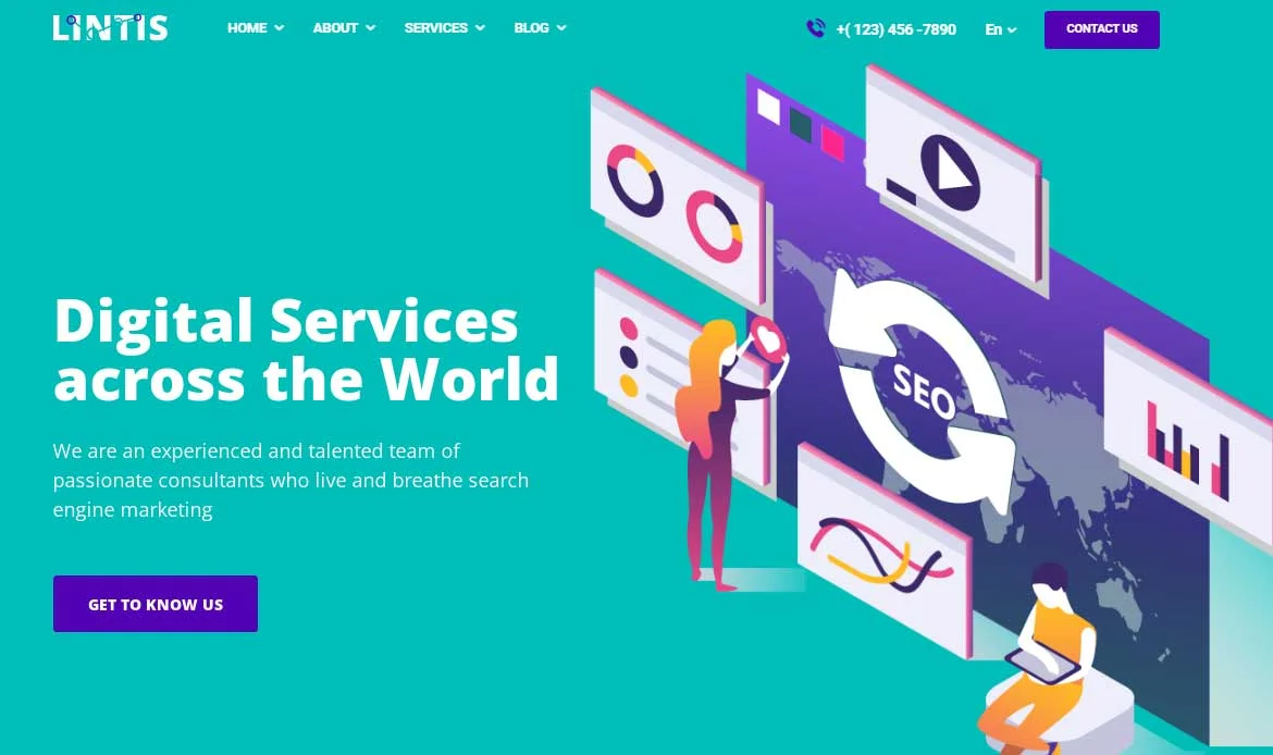 Lintis WordPress Bootstrap Theme