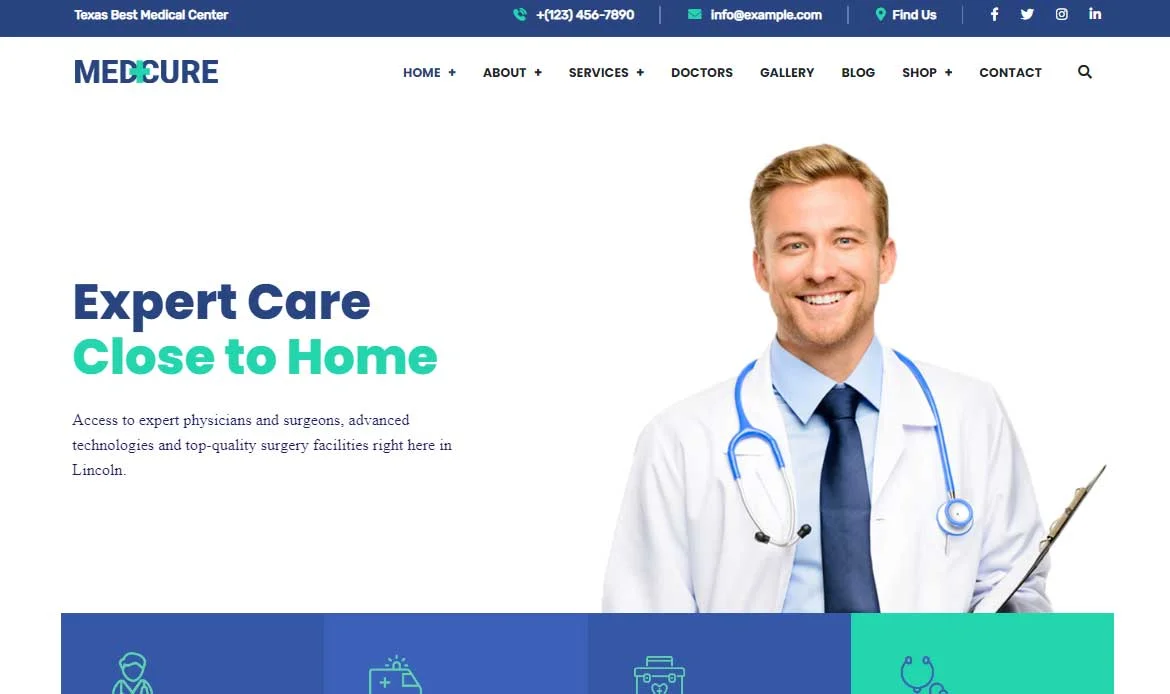Mobile-Friendly Website Theme