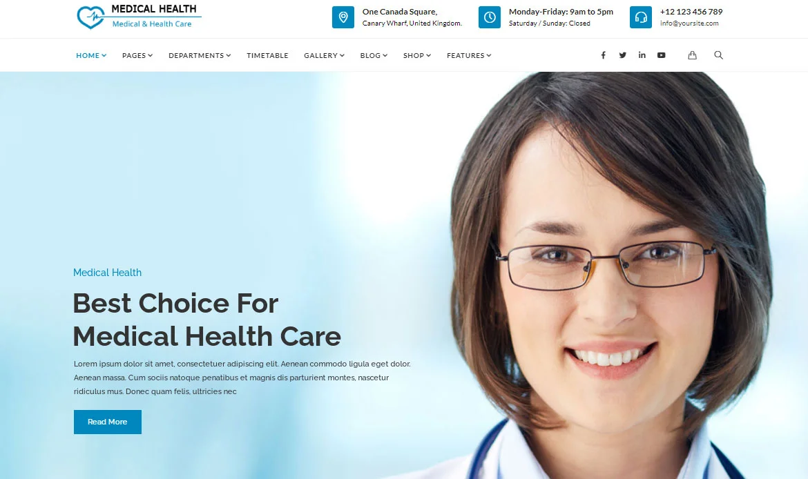 Modern WordPress Website Theme