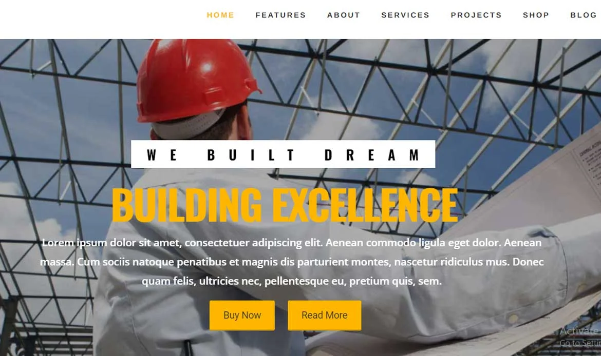 Creative Real Estate Website Template
