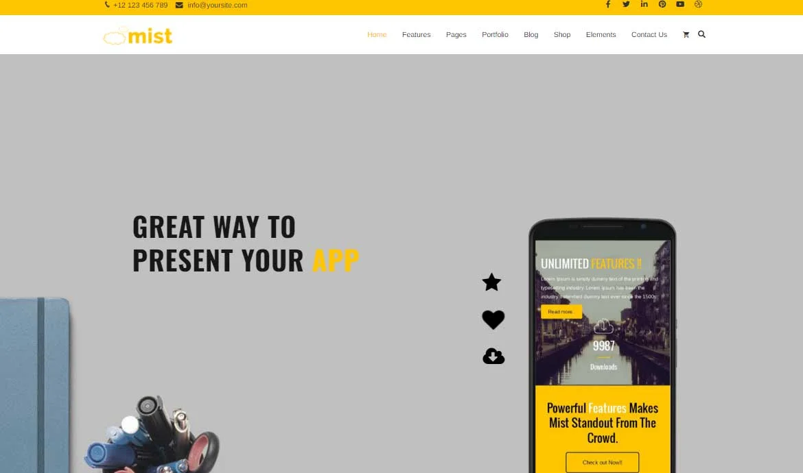 Top SaaS Website Theme