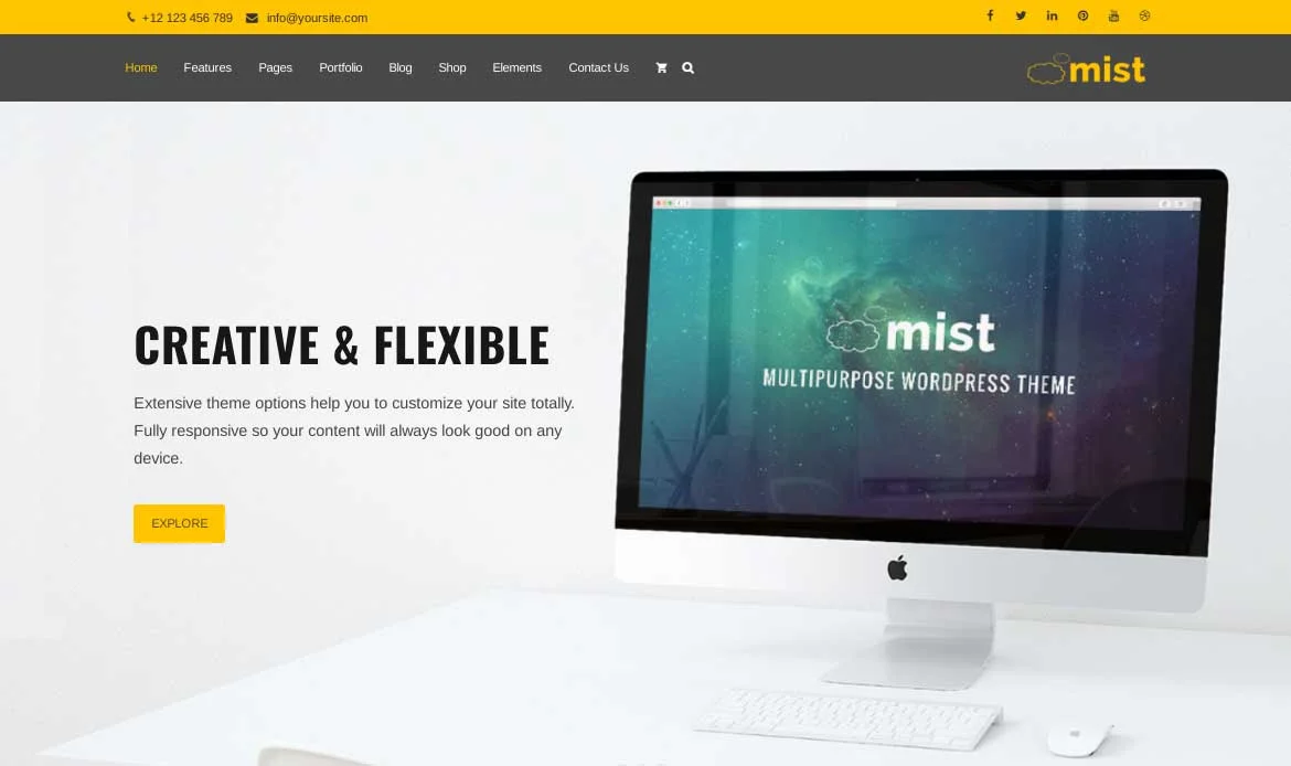Top Small Business Website Theme