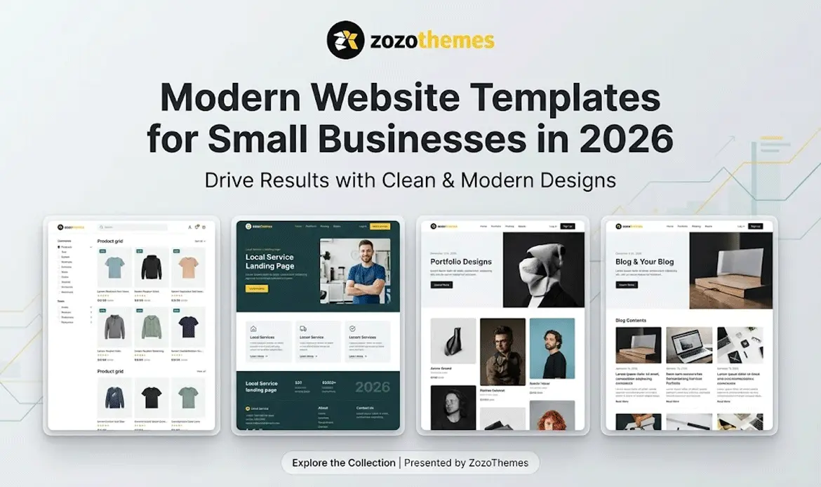 modern wordpress theme website