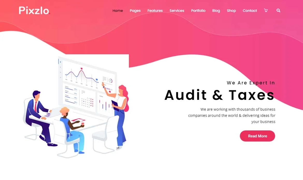 Pixzlo Popular WordPress Theme
