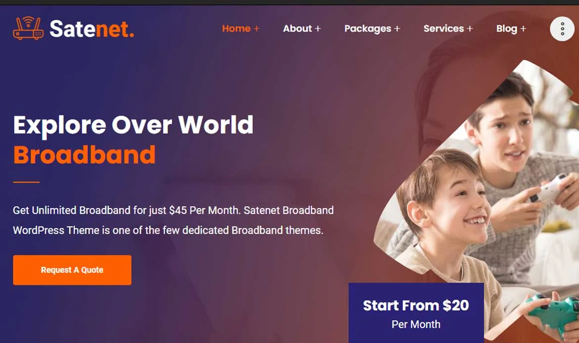 Popular WordPress Template
