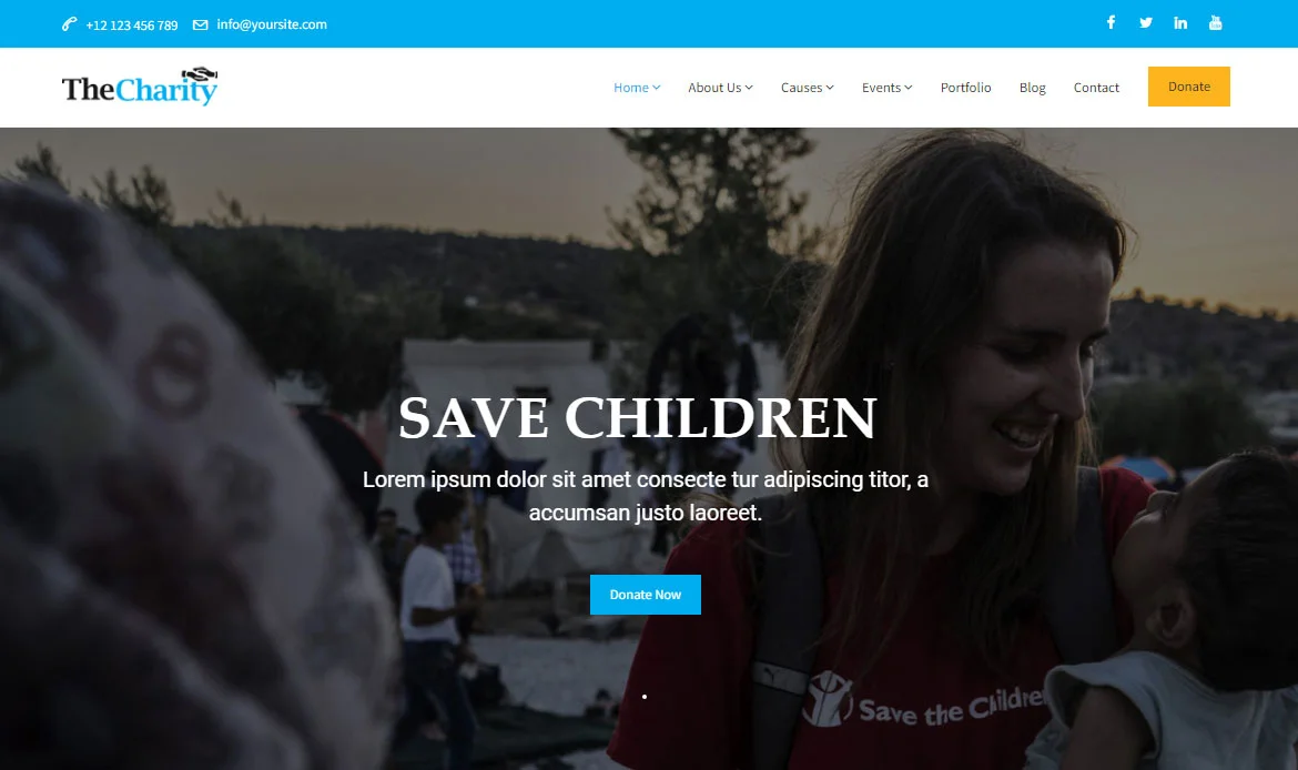 WordPress Themes For Charity