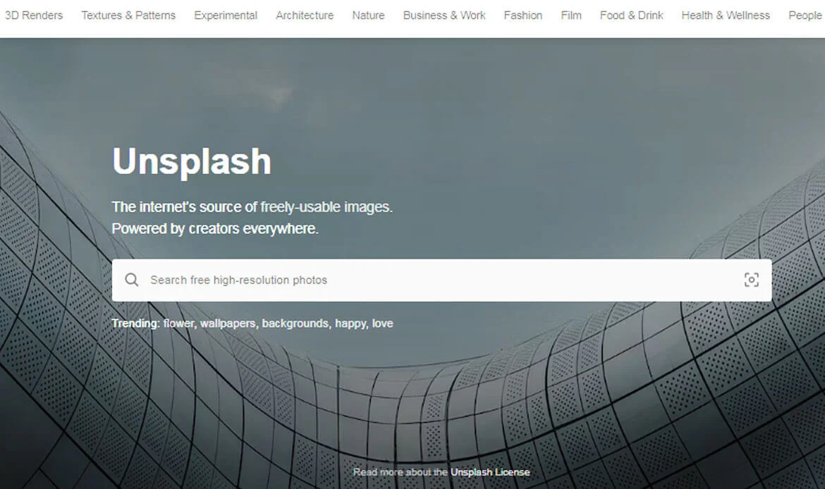 unsplash-free-web-design-tool