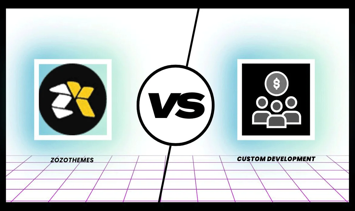 ZozoThemes vs. Custom Development Website Themes
