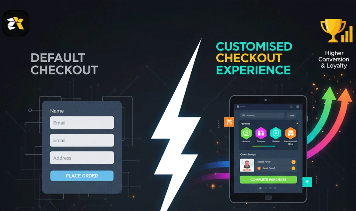 Default vs Customised Checkout Experience