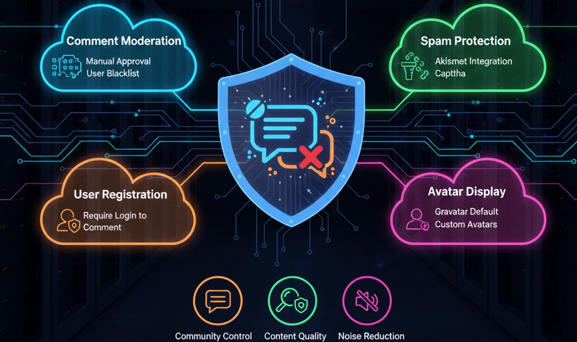 WordPress Comment and Spam Control Settings
