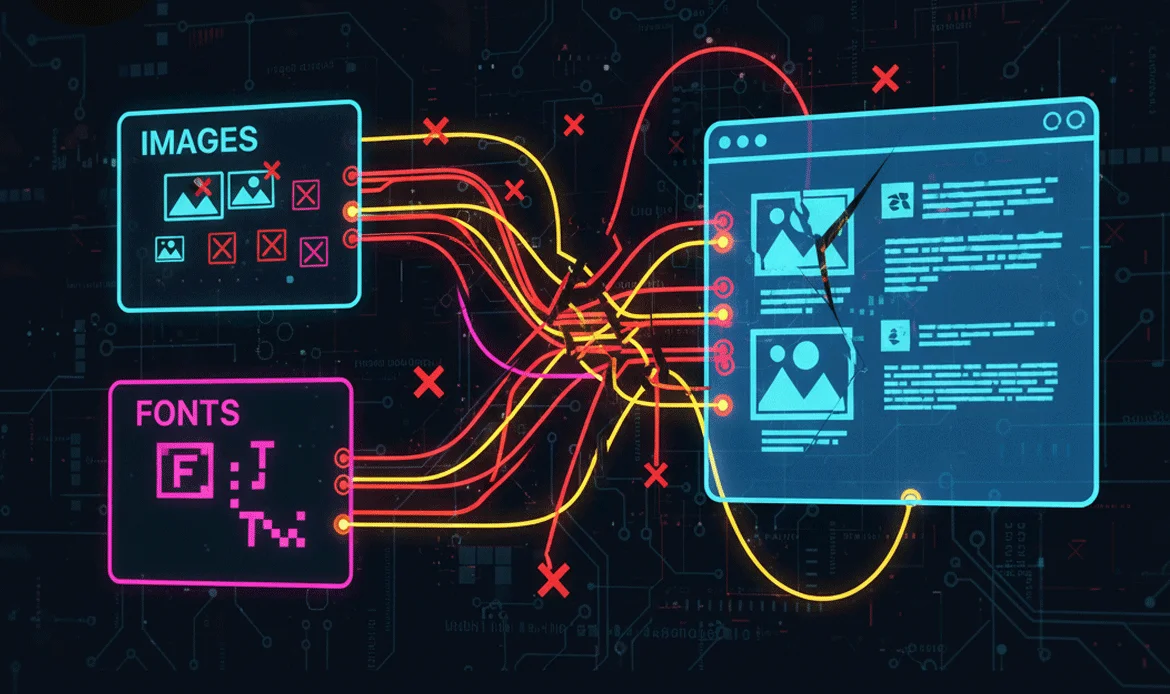 Incorrect Asset Paths for Images and Fonts