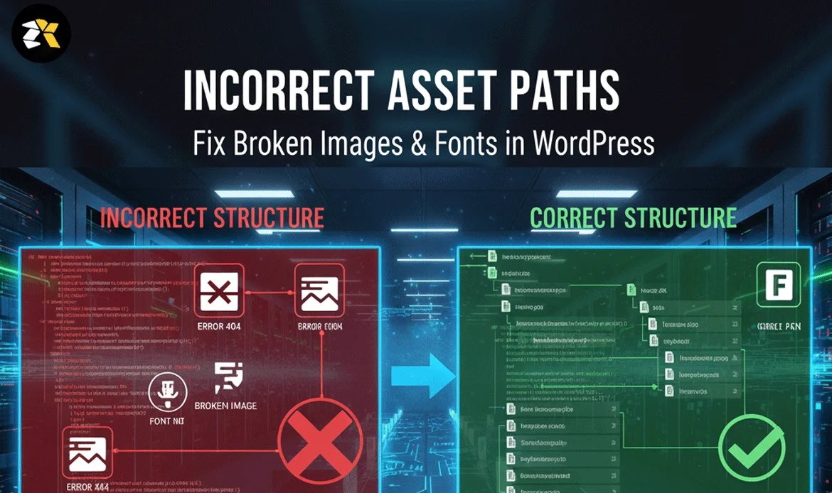 Incorrect Asset Paths for Images and Fonts