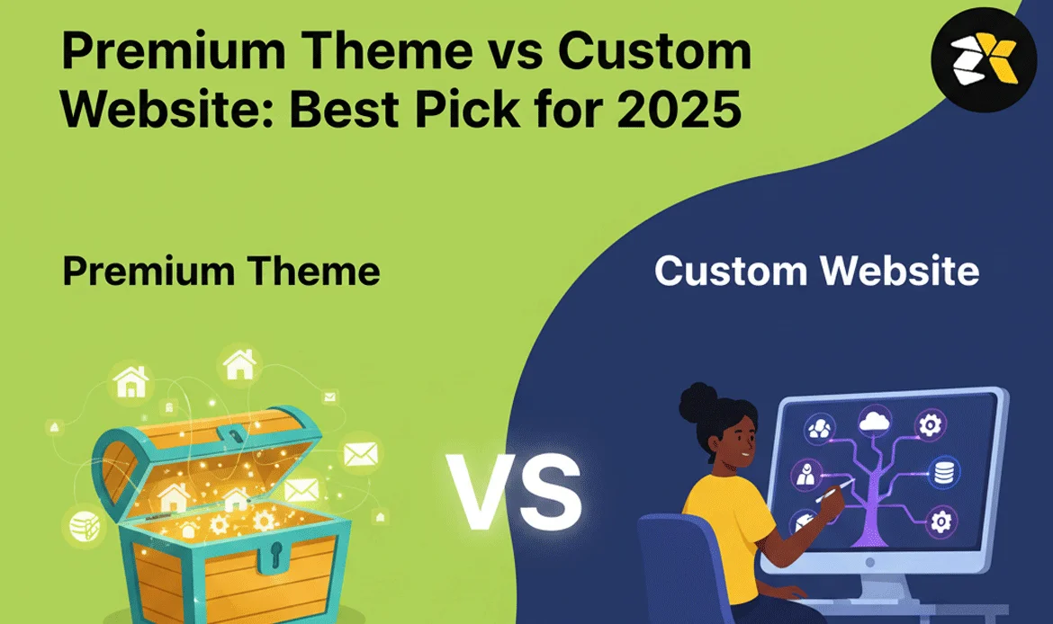 Premium-Theme-vs-Custom-website