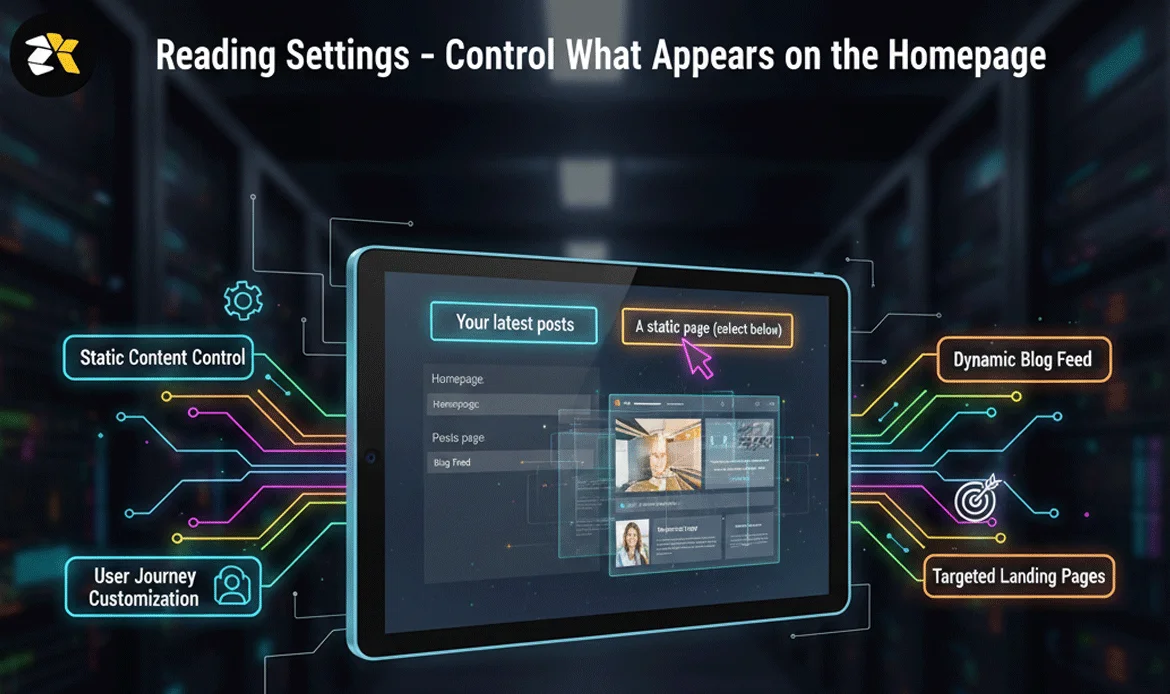 Essential WordPress Settings Homepage Reading Options