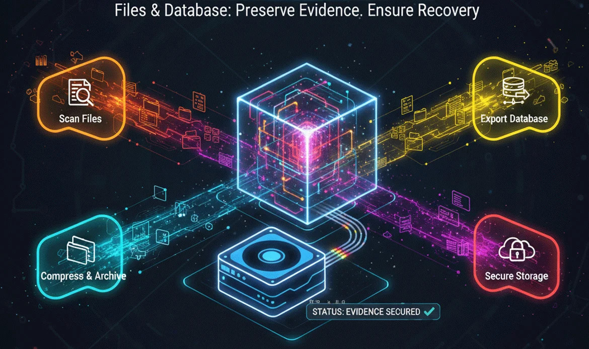 Take Forensic Backups