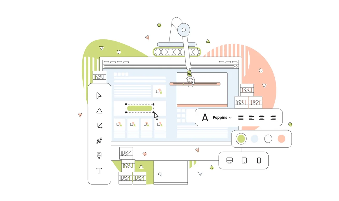 Elementor Theme Builder layout interface
