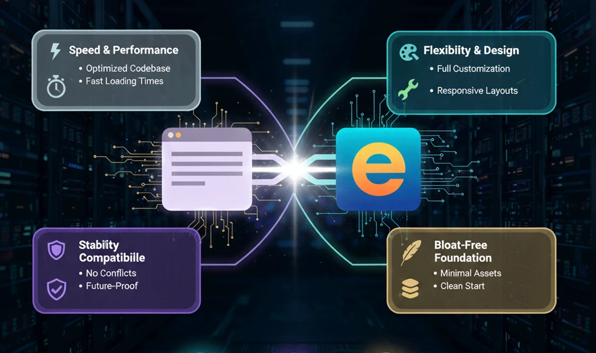 lightweight themes for elementor speed