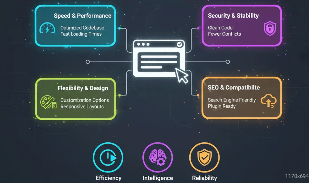choose optimized themes for fast elementor website building
