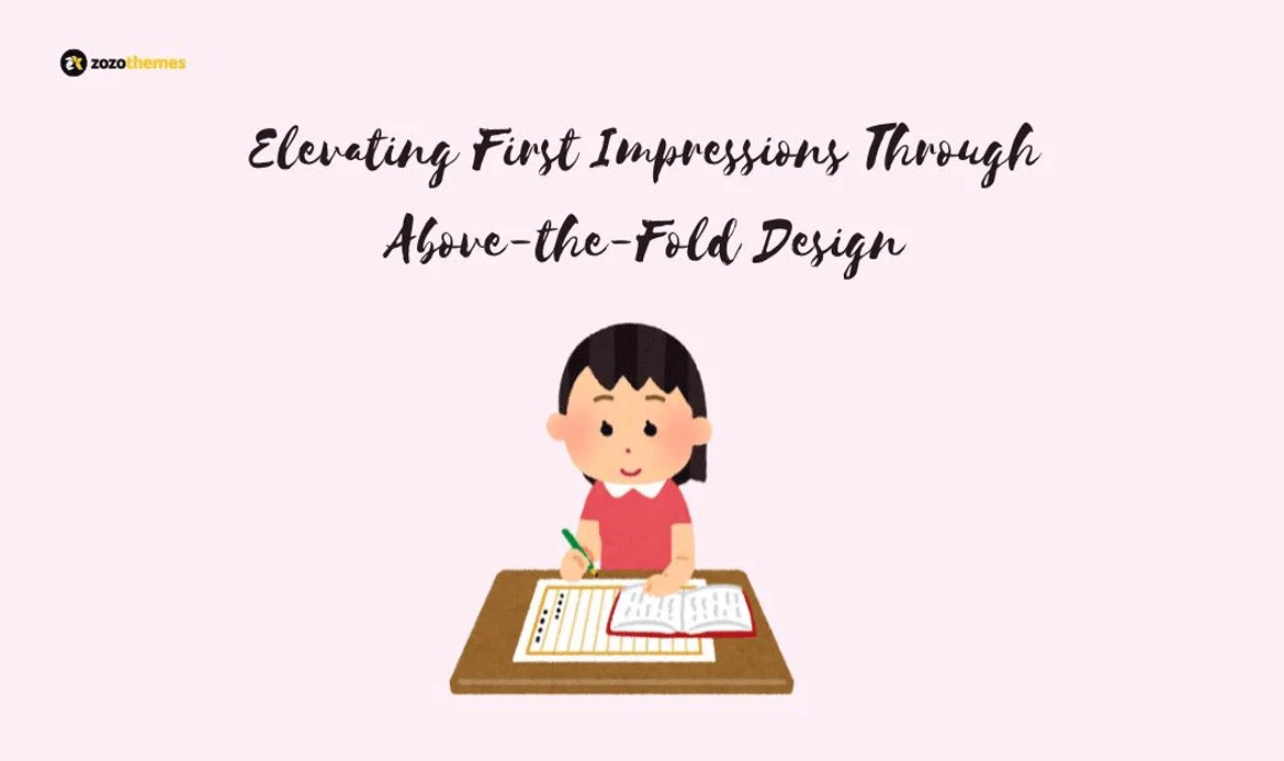 above the fold landing page design