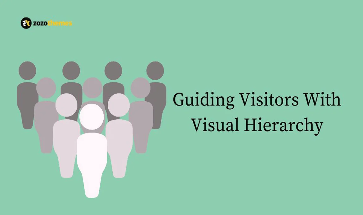 visual hierarchy landing page ux