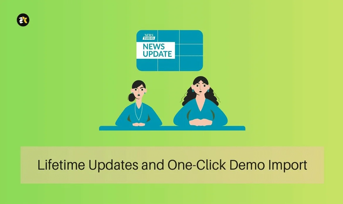 Lifetime updates to choose a WordPress theme for business