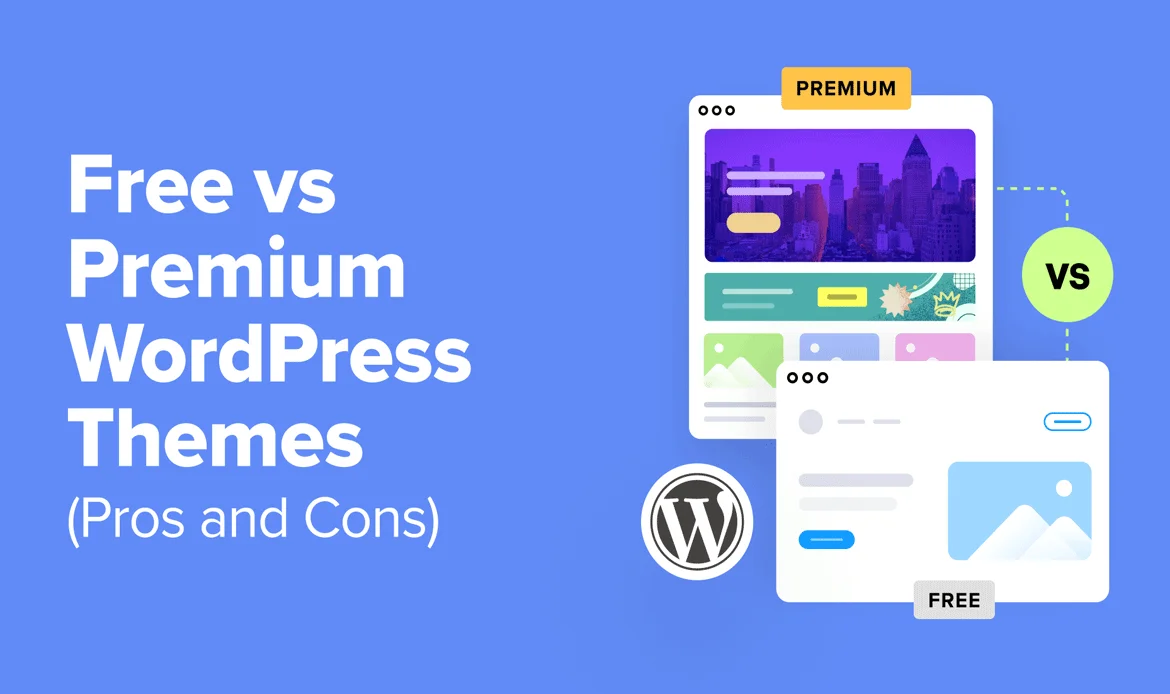 free WordPress themes limitations for business websites and startups