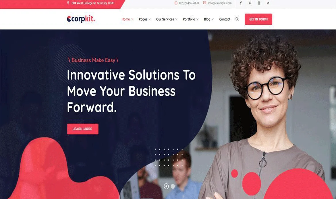 corpkit consulting corporate business WordPress theme