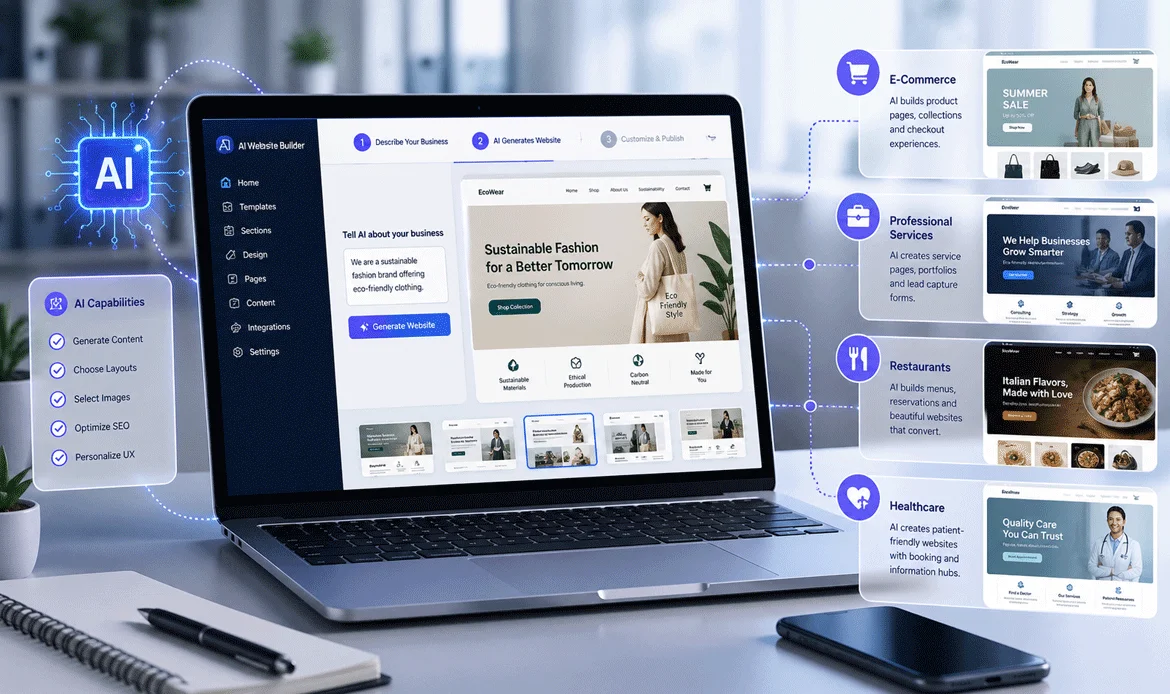 future of wordpress ai builders in real business website creation