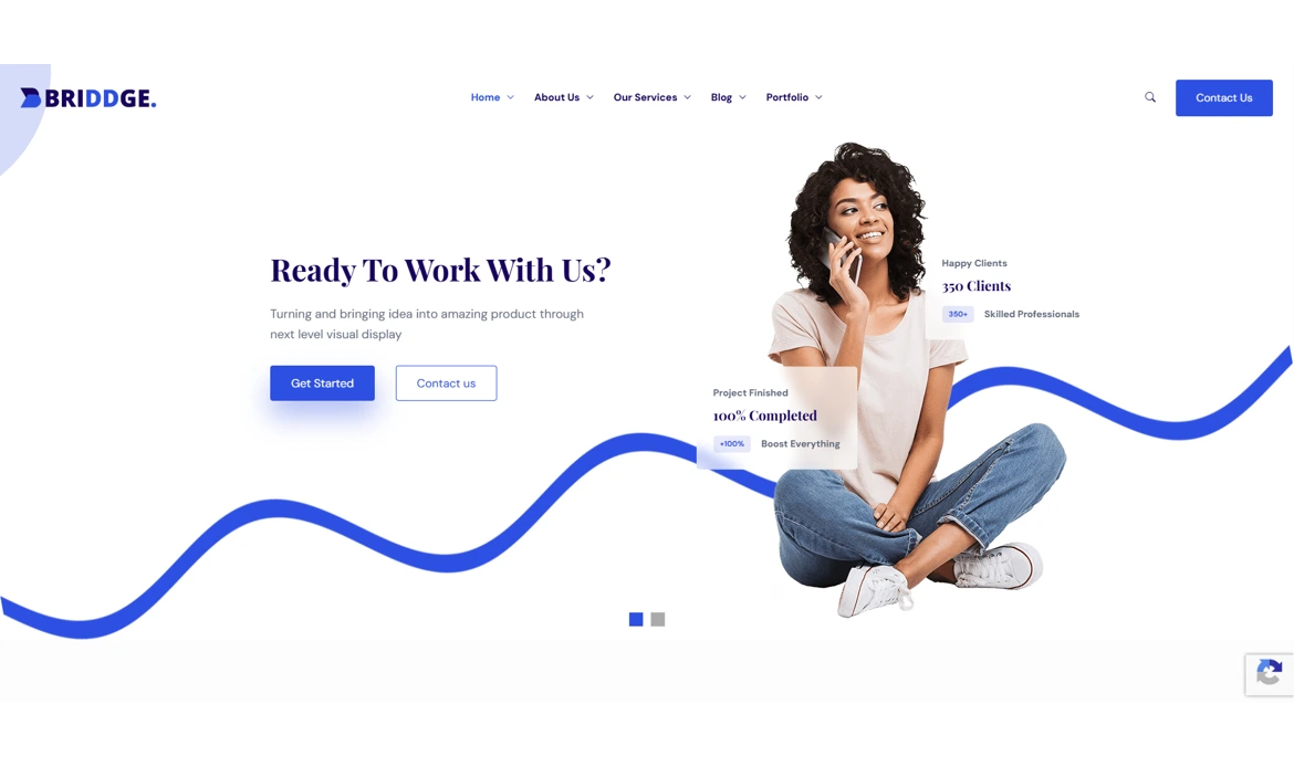 Landing Page WordPress Theme
