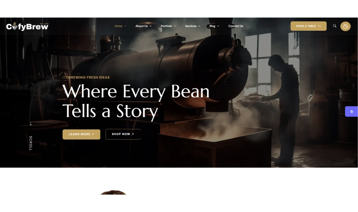 Cafe WordPress Theme