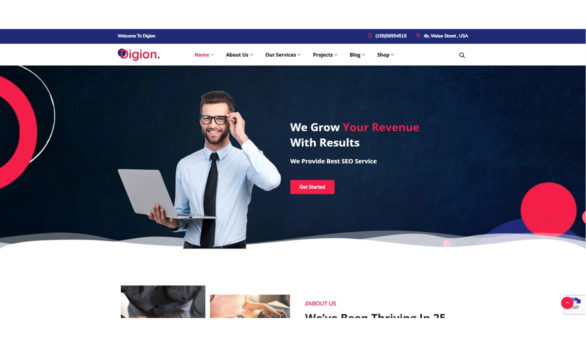 Landing Page Theme