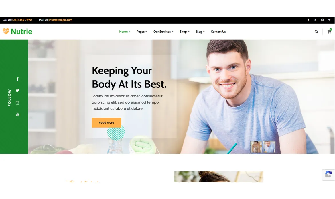 WordPress Landing Page Template