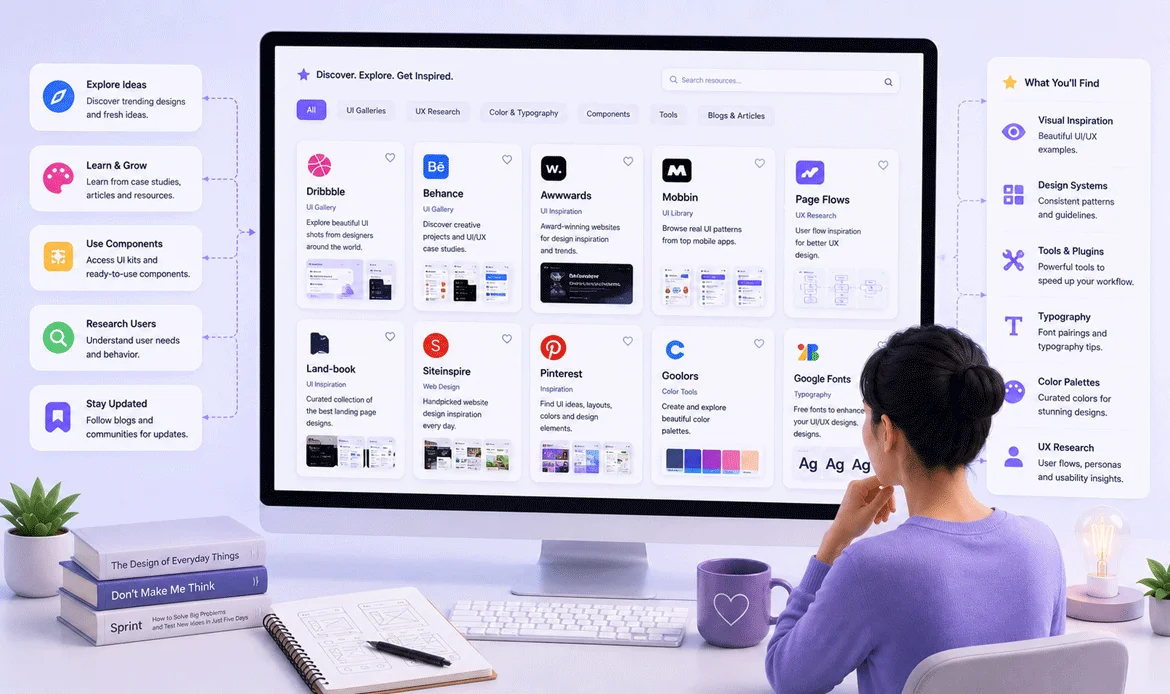 best ui and ux inspiration for ai ui design generator