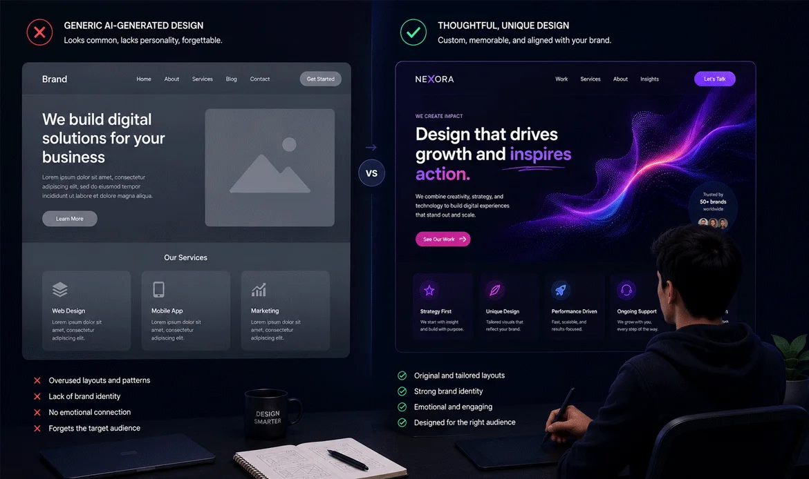 avoid generic ai-generated designs