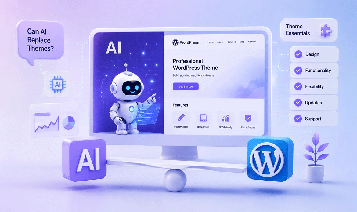 wordpress ai website development themes