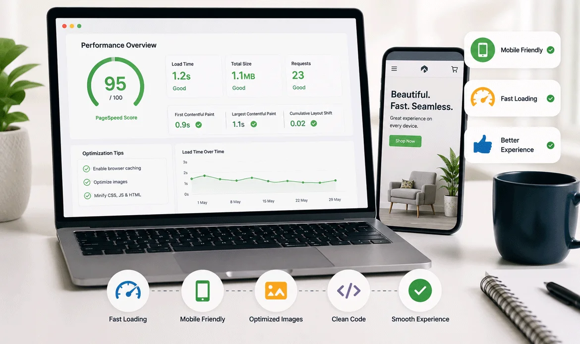 website traffic but no sales website speed mobile experience