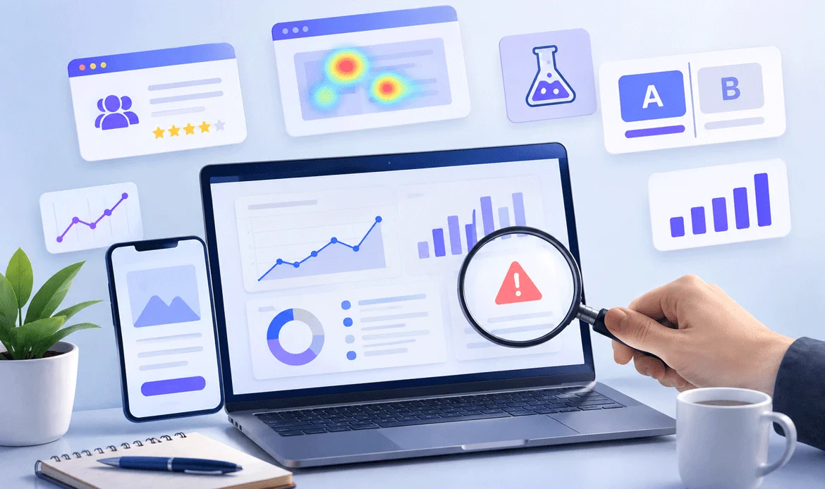 analytics testing conversion problems
