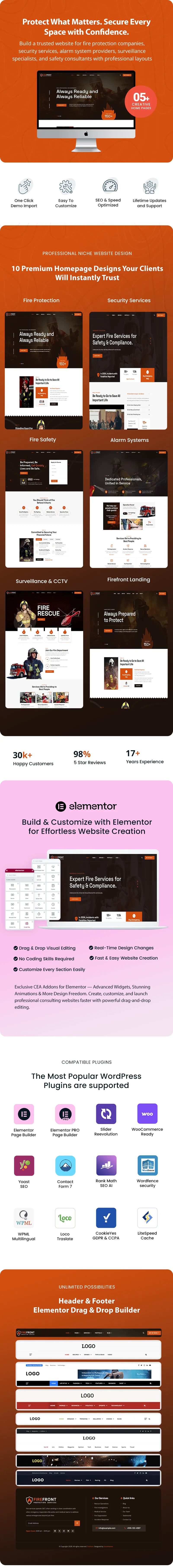Security Services Website Theme