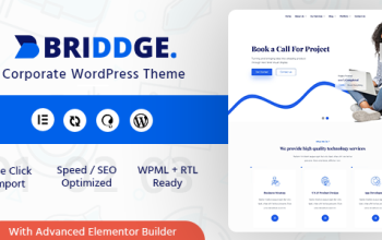 Briddge – Corporate WordPress Theme
