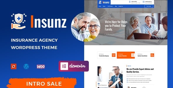 Insunz – Insurance Agency WordPress Theme