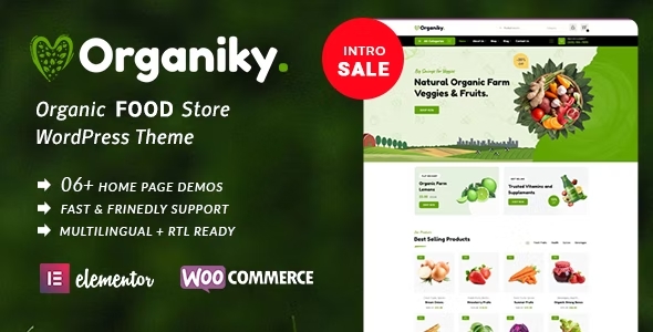 Organiky – Organic Food Store WordPress Theme
