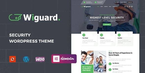 Wiguard – CCTV & Security WordPress Theme