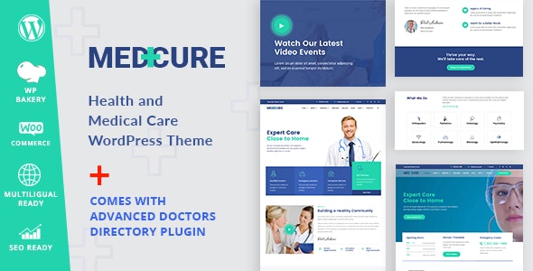 Medcure–Health and Medical Care WordPress Theme-preview