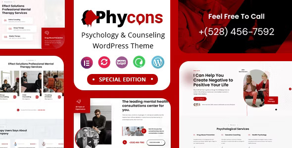 Psycons – Psychology & Counseling WordPress Theme