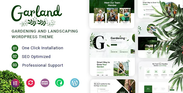Garland – Gardening and Landscaping WordPress Theme