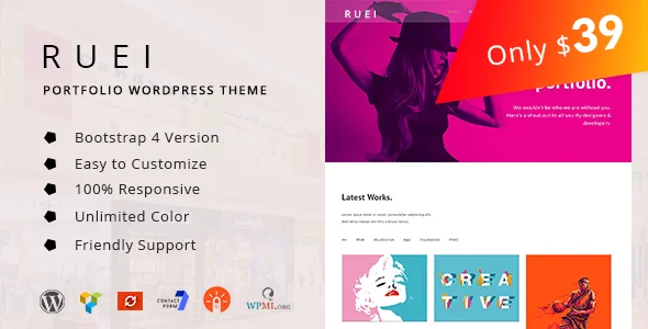 Ruei – Portfolio WordPress Theme
