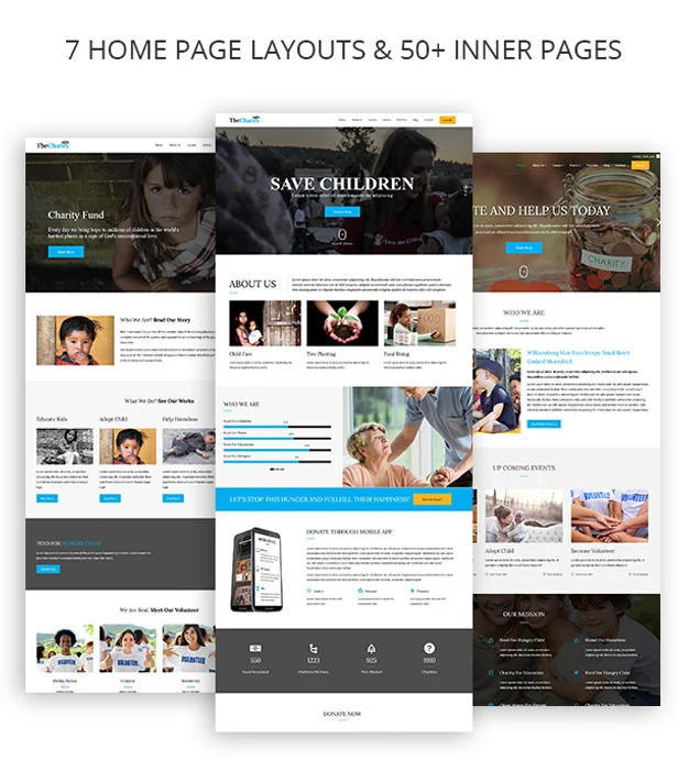Non-Profit Fundraising Website Theme