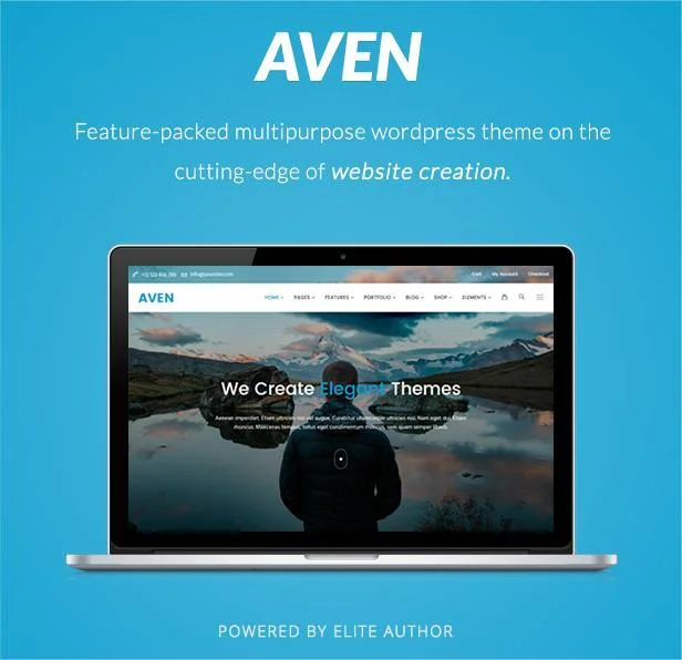 Multiple home demo variation for Aven MultiPurpose WordPress Theme