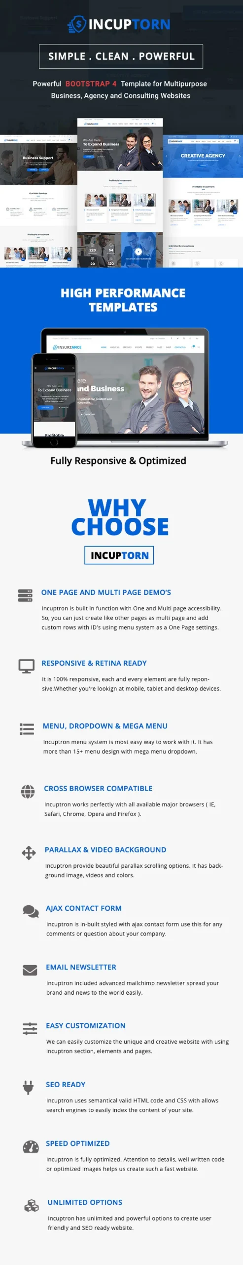 Business and Insurance HTML5 Demo Template
