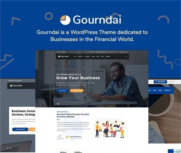 Multiple demo pages layouts for Agency & Consulting WordPress Theme